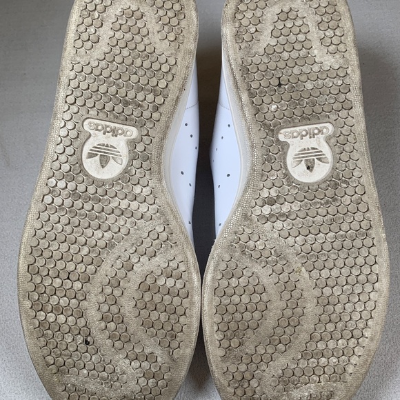 Adidas Stan Smith sneakers Mens 8 White with triple hook & loop closure - Picture 7 of 9